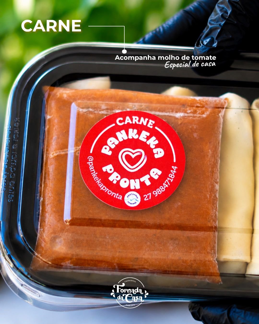 Panqueca Proteica de Carne (5 unidades) - Pankeka Pronta
